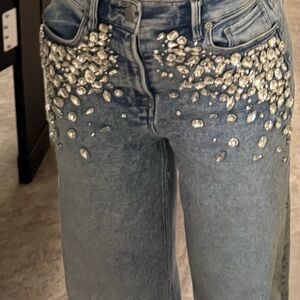 Dear John Blue Embellished Jeans